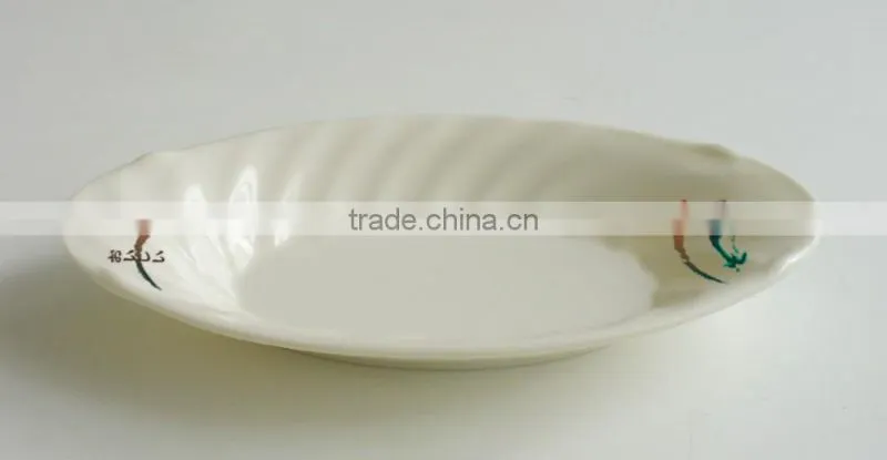 high quality of 100% melamine tray for food with SGS certificate
