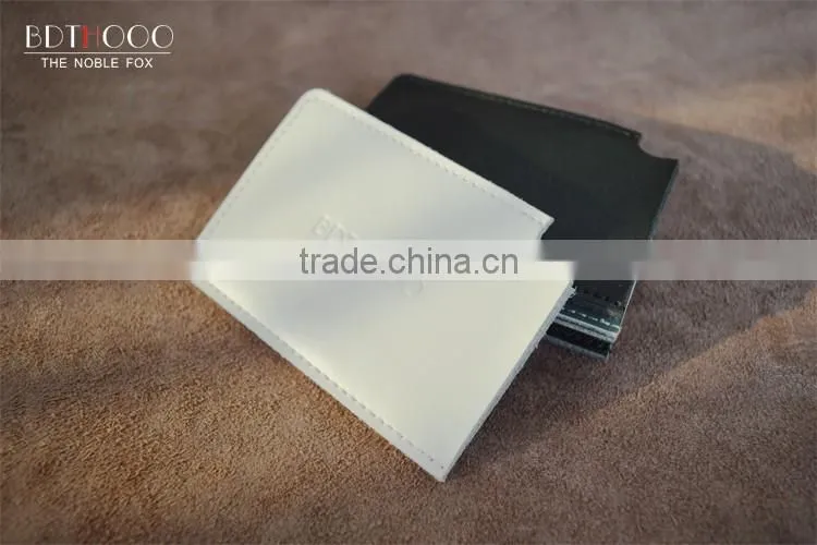 Custom portable card holder/ leather card holder wallet from Italy