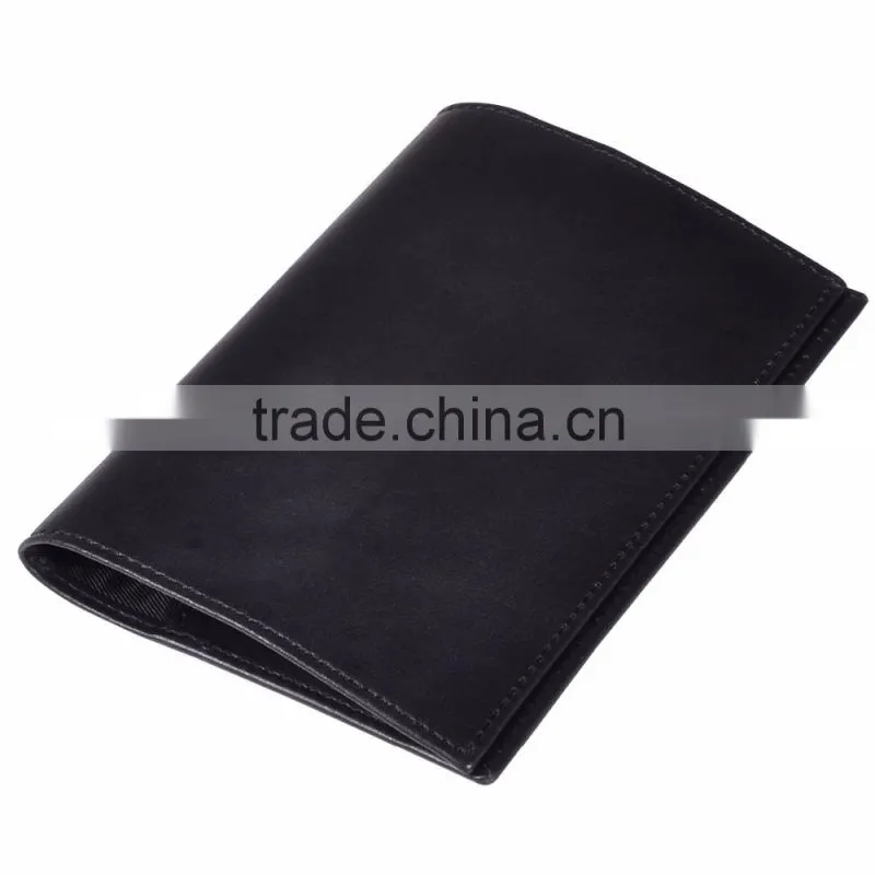 Best brand good quality genuine leather RFID blcoking travel passport cover