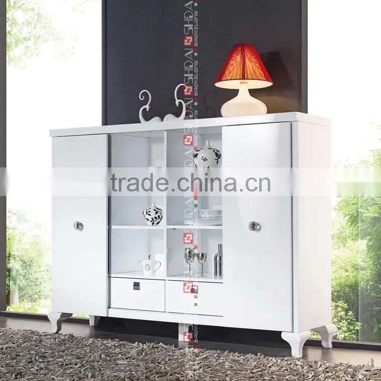 small living room storage cabinet / hanging cabinet for living room / wooden antique living room cabinet floor cabinet E-153