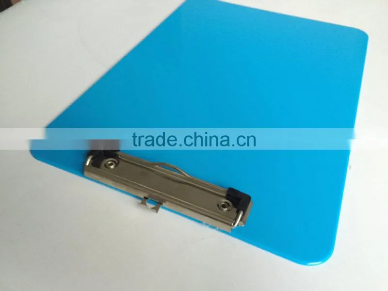A4 PVC single/double printing clip board for office and school using