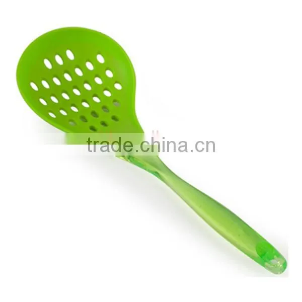SK-0106 Plastic Handle Silicone Set Of 2 salad serving spoon