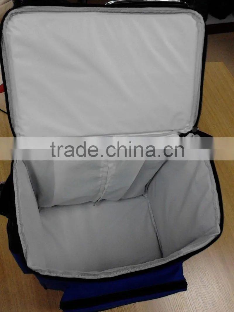 High Quality Outdoor Wholesale 36 Can Outdoor Cooler Bag On Wheels, Trolley Picnic Cooler Bag With Wheels