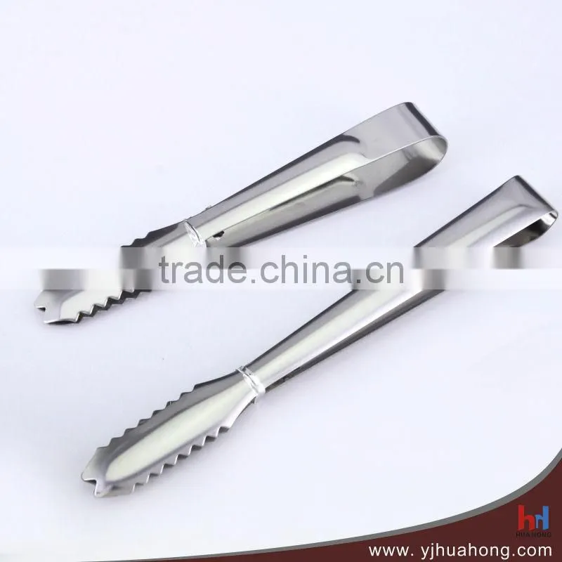 Hot Sale Stainless Steel Ice Cube Tongs HT-SS26