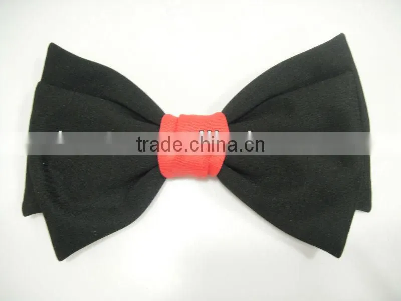 CF0184 Wholesale handmade fancy adult large black korean hair bows