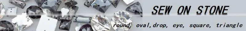 Crystal sewing on stone with claw setting crystals oval, drop , rectangle