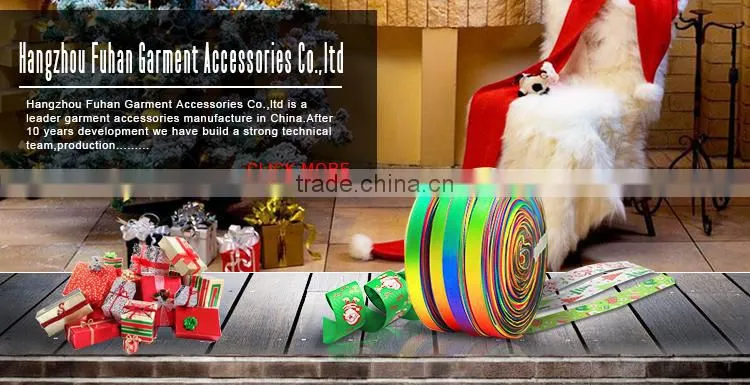 Cheap rainbow grosgrain single satin ribbon for apparel /gift box