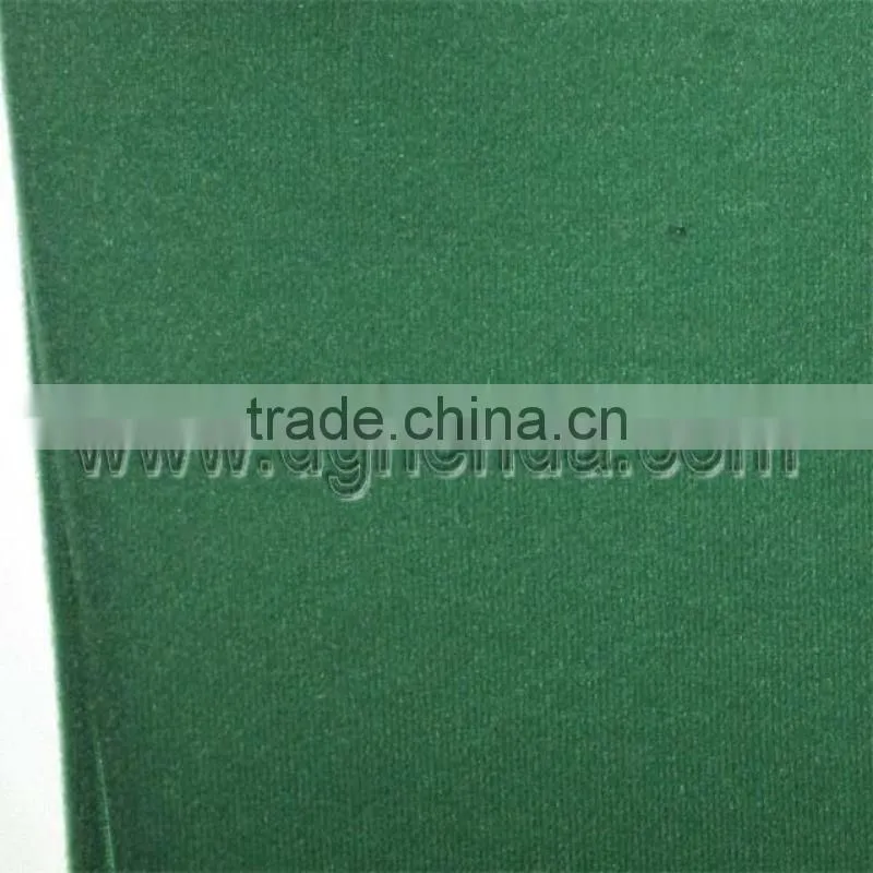 Green nylon velvet fabric