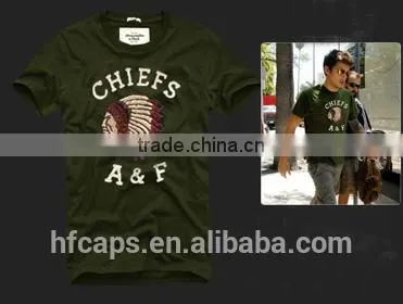 Black Cotton Men's Custom T Shirt Printing