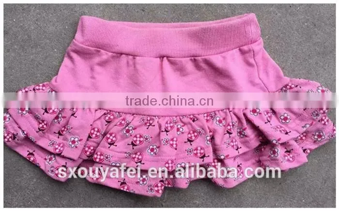 stocklot apparel of girl's lovely high quality mini skirts hot sale