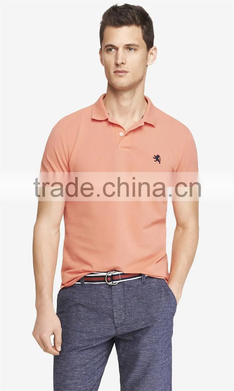 2015 collar design mens sports slim fit pique original mens polo t-shirts
