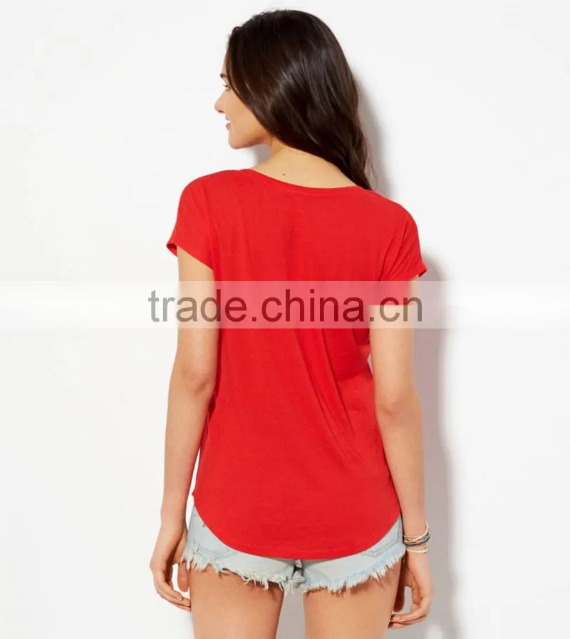 Ladies tshirts with LOVE printing on front