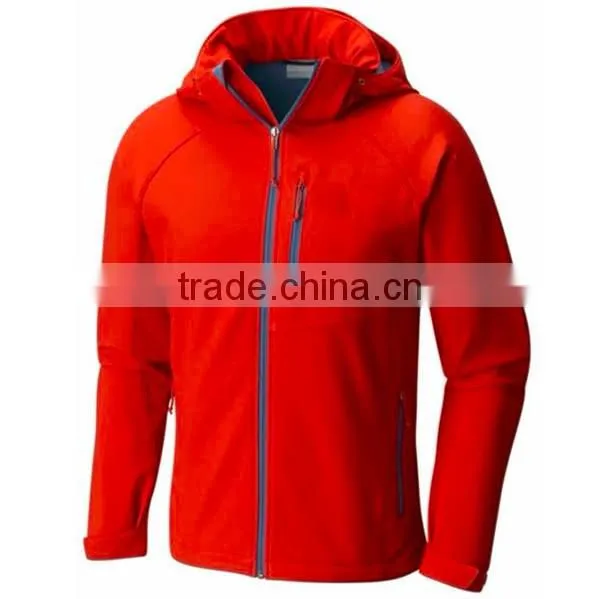 OEM wholesale custom men winter coats hoody softshell jacket men's coat