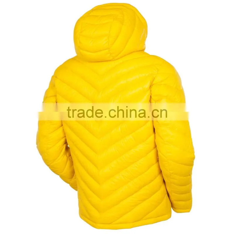 2017 OEM service winter fashion men goose down jacket