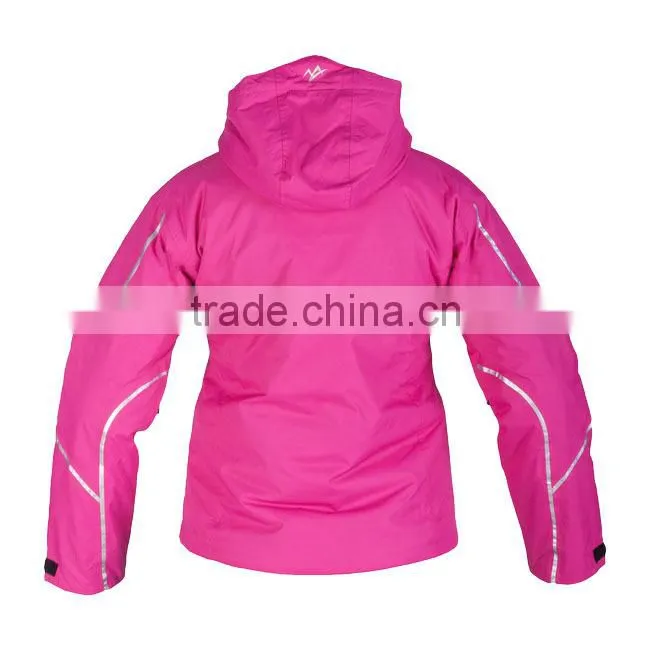 2017 Custom active waterproof outdoor winter womens ski jacket