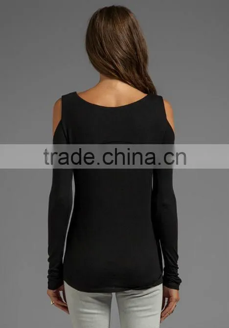 open shoulder shirts