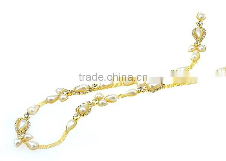 High Quality Hot Sell Pearl&Rhinestone Trimming for Dress Decoration