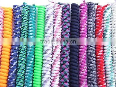 Polyester smart colored elastic shoe laces