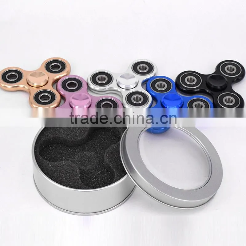2017 Hot sale Aluminum Alloy Edc Fidget spinner toys