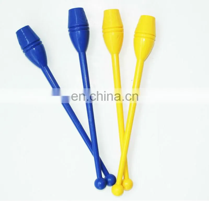 Colorful Plastic Rhythmic Gymnastic Clubs