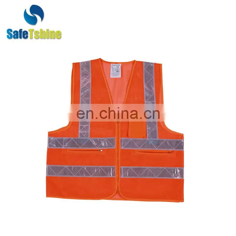 high visibility reflective safety vest
