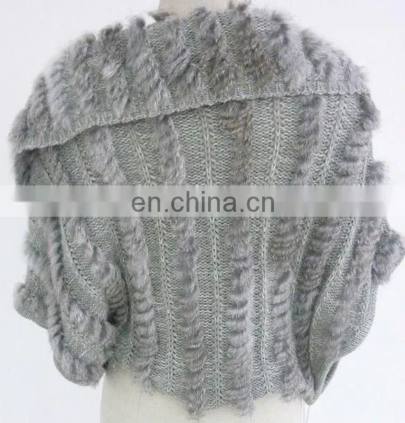 ladies knitted mink fur coat