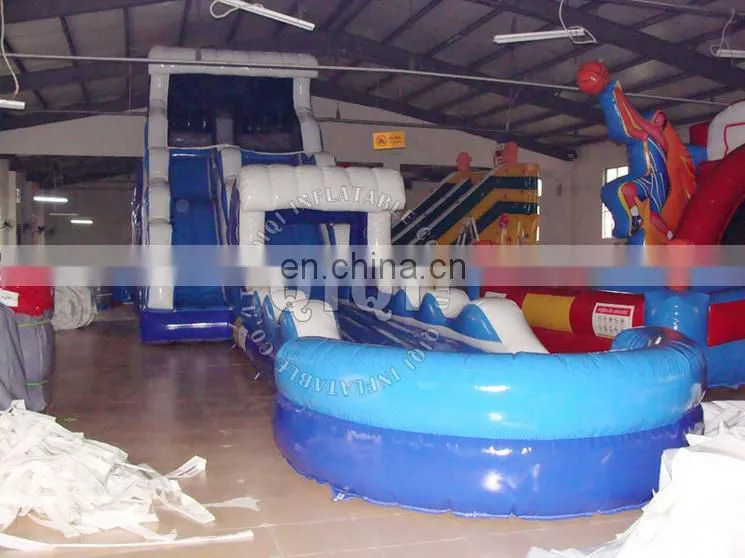 giant inflatable water pool slide for adults games