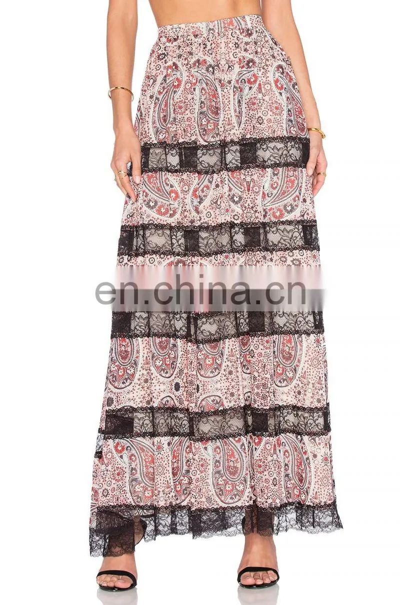 Latest women long skirt design
