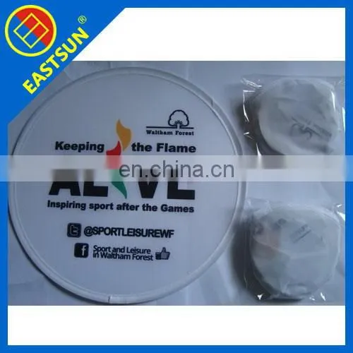 new promotion wholesale pop up fabric frisbee /flying disc