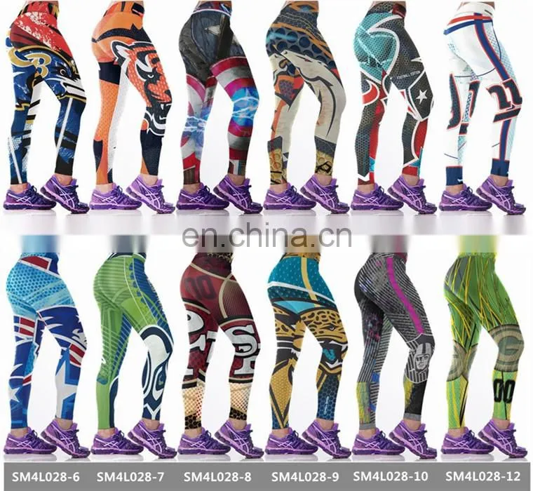 Fashion USA America Flag Women Digital Print Leggings