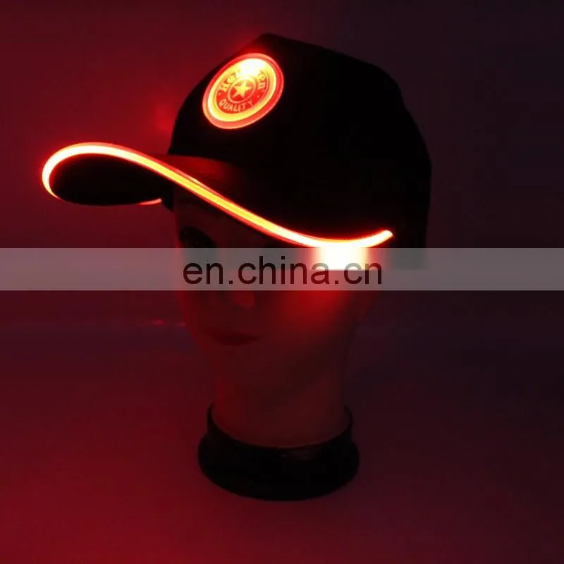 New arrival pokemon hat Led Flashing Sport Cap led hat light