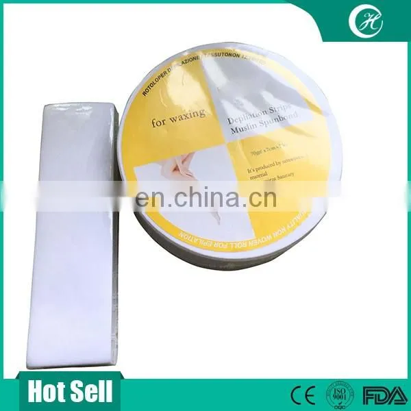 Disposable Hair Removal Depilatory waxing strips or roll for spa beauty