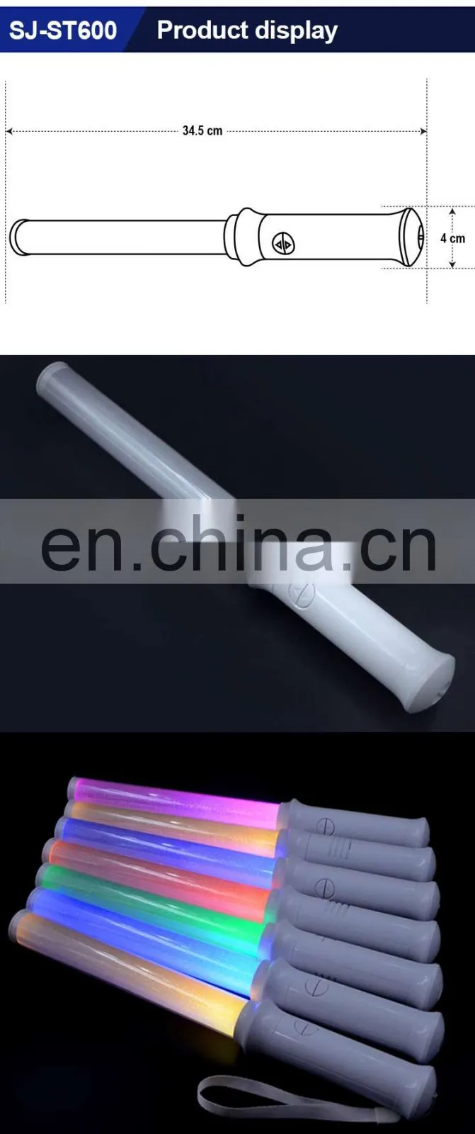 New Coming 100% Full Test Rohs And Ce Approved Dollar Store LED Flashing Stick Factory Directly