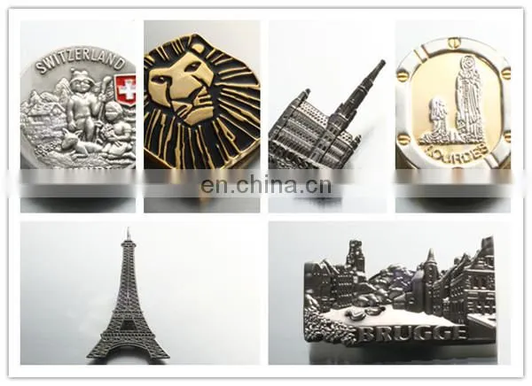 Customized Metal open beer bottle with fridge magnet