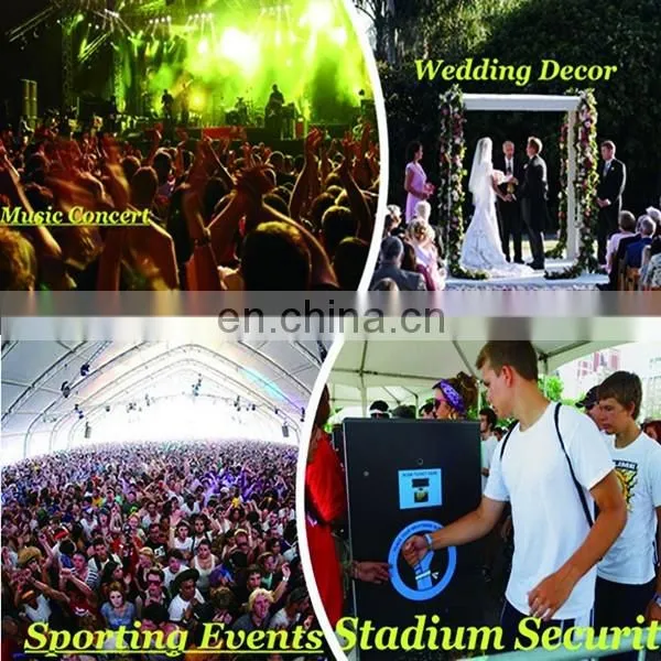 eco-friendly polyester cheap event rfid wristbands with clip for festival