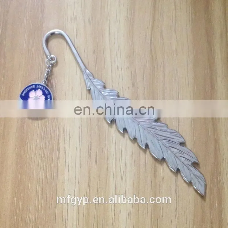 Gifts wholesale transparent metal bookmarks