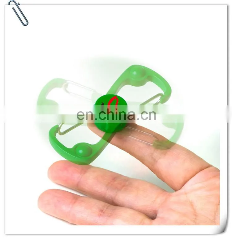 promotion gift dual zinc alloy carabiner fidget spinner