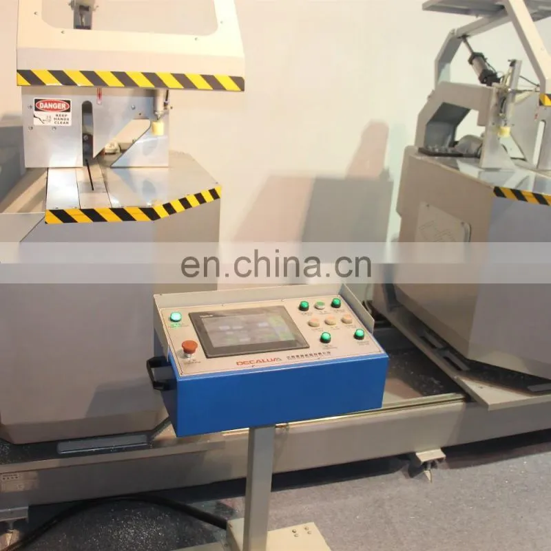 Chinese famous best sell and competitive aluminum 5 Axis CNC Double Cutting Saw for Aluminum Curtain Wall machine