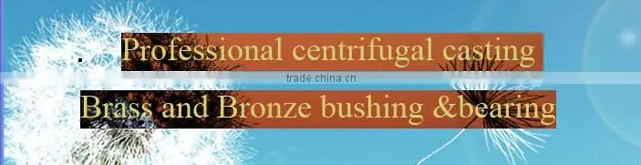 Professional centrifugal casting bronze bushing & bearing