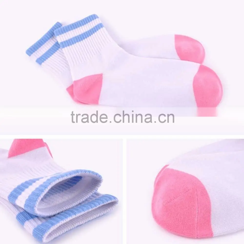 Comfortable and soft children solid sports socks/tube socks