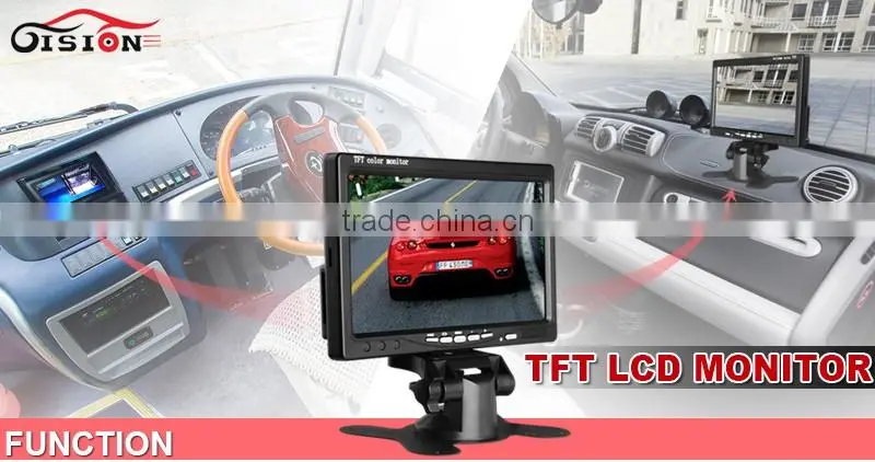 Wholesale Auto Electronics Car Rearview Parking TFT LCD Monitor 7 Inch Monitor With AV Input