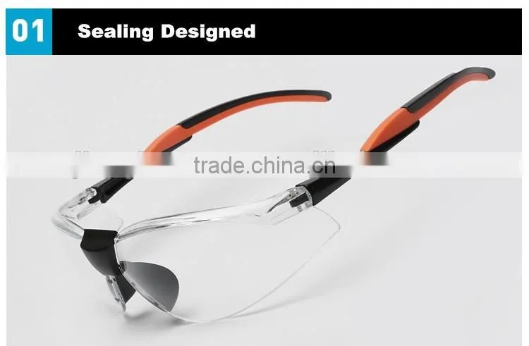 Custom brands machine welding goggle clear lens color dustproof eye glasses