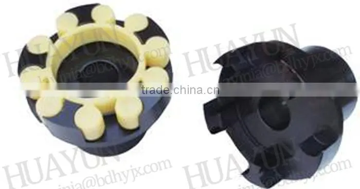 Elastic ML plum shape gear motor flexible couplings for shaft connection