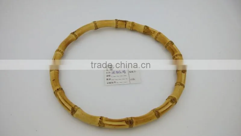 Round traditiaonal wooden handle bag handbag handle