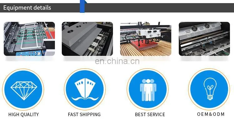 YFMA-800A book cover laminating machine with CE standard