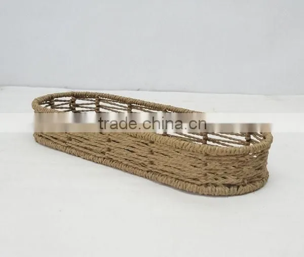 small handmade paper basket