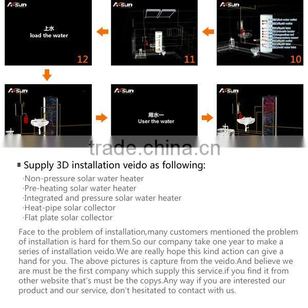 TOP 10 solar collector company in Haining produce vaccum tube Heat pipe solar collector