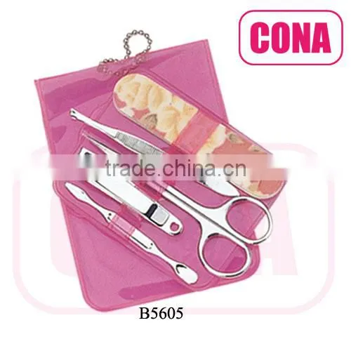4pcs travel kit/manicure set with blister