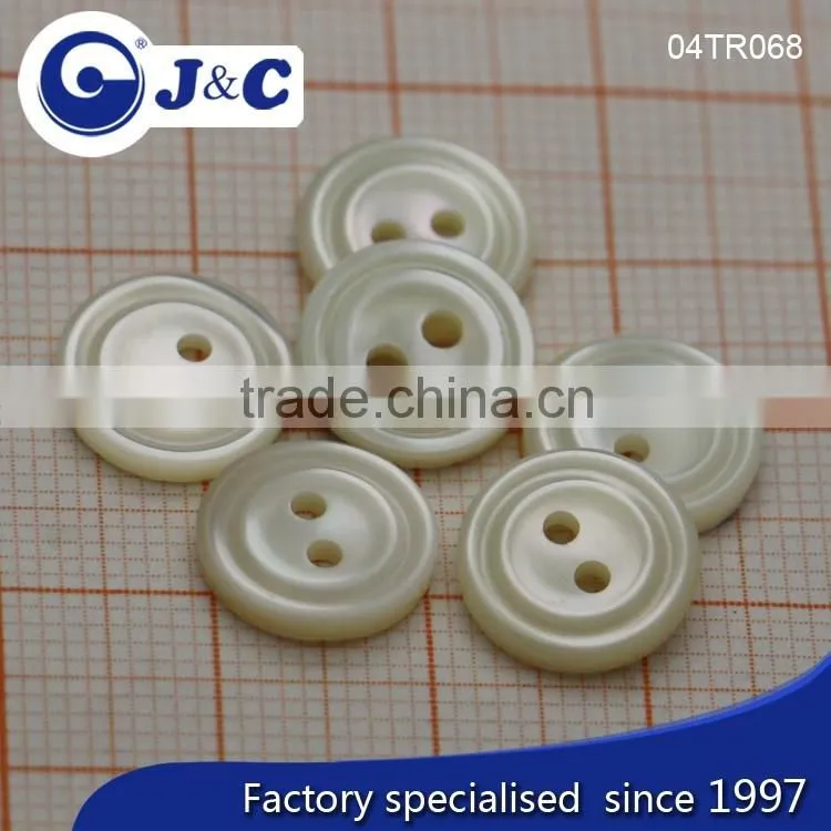 J&C round Trocas shell buttons for fashion shirt.TR067,068