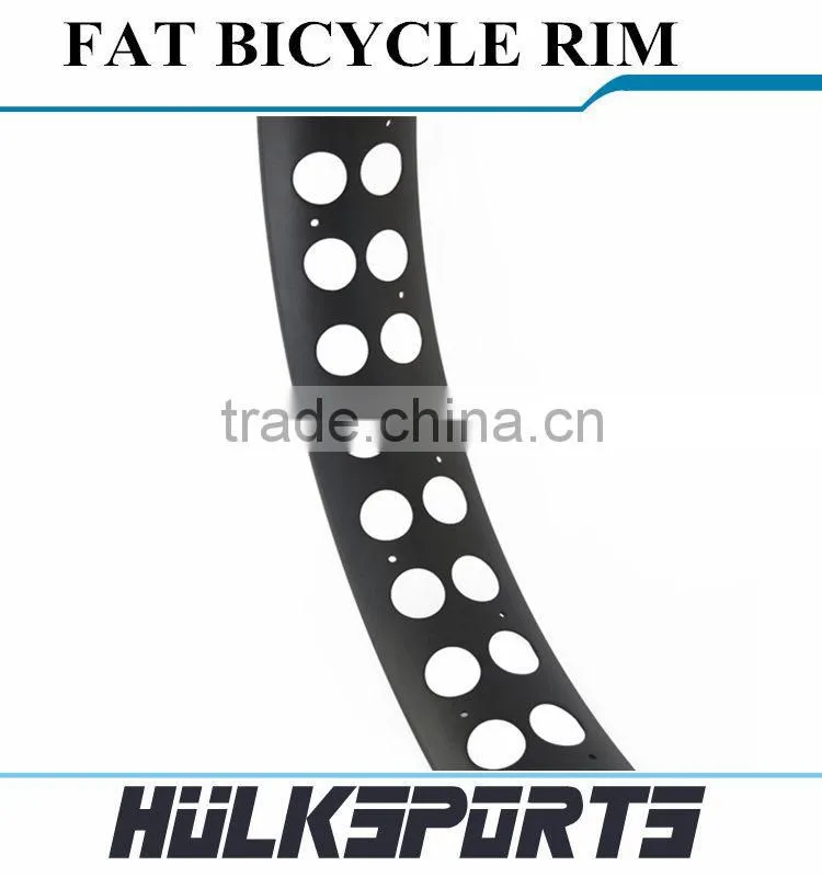 High Quality CheapBicycle Parts 26ER Profile 25mm Fat Wheel Rims Width 100mm Carbon Fiber Wheels Tubuless Rims Fat Bike Wheels